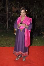 Shabana Azmi at Anjan Shrivastav son_s wedding reception in Mumbai on 10th Feb 2013 (14).JPG